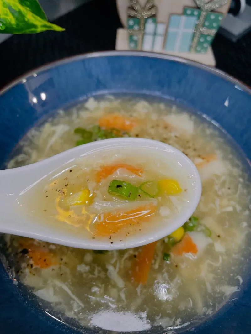 Soupe au crabe et goberge