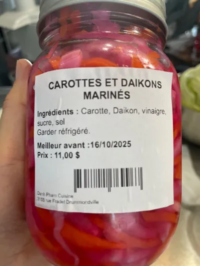 Daikon et carottes - grand pot