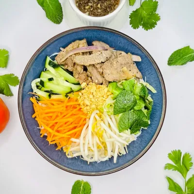 Vermicelles de riz au boeuf